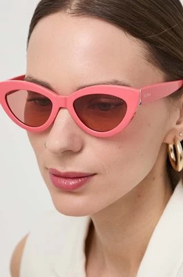 Guess okulary przeciwsłoneczne damskie kolor różowy GU7905 5274S