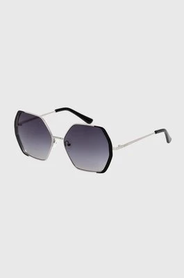 Guess okulary przeciwsłoneczne damskie kolor srebrny GF0387 10B
