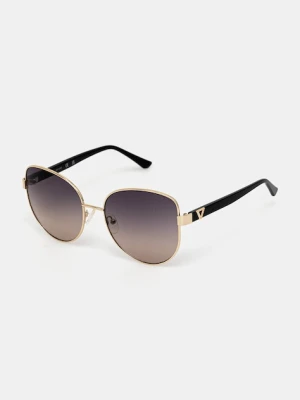 Guess okulary przeciwsłoneczne damskie kolor złoty GF6172 32B