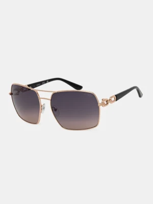 Guess okulary przeciwsłoneczne damskie kolor złoty GU00159_6328B