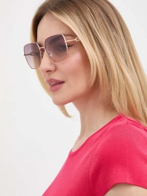 Guess okulary przeciwsłoneczne damskie kolor złoty GU7906_H_5828Z