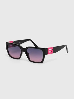 Guess okulary przeciwsłoneczne kolor beżowy GU7916_5574T