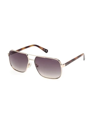 Guess okulary przeciwsłoneczne męskie kolor bordowy GU00119_5832B