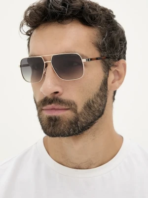 Guess okulary przeciwsłoneczne męskie kolor bordowy GU00119_5832B