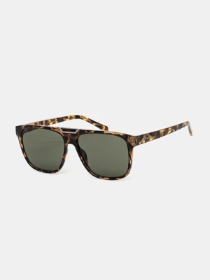 Guess okulary przeciwsłoneczne męskie kolor brązowy GU00056 53N