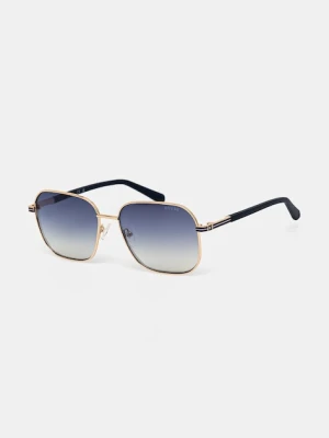 Guess okulary przeciwsłoneczne męskie kolor niebieski GU00051 32W