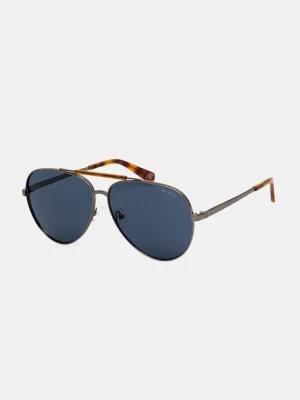 Guess okulary przeciwsłoneczne męskie kolor srebrny GU5209 08V
