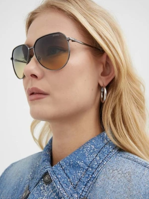 Guess okulary przeciwsłoneczne męskie kolor szary GU00089_6206P