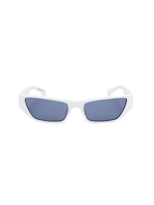 Guess Okulary przeciwsłoneczne unisex w kolorze białym rozmiar: 56