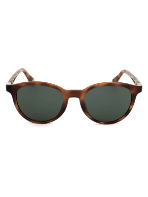 Guess Okulary przeciwsłoneczne unisex w kolorze brązowo-ciemnozielonym rozmiar: 51