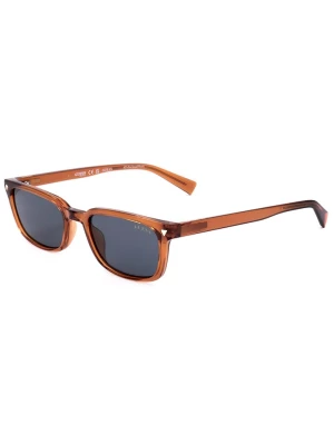 Guess Okulary przeciwsłoneczne unisex w kolorze jasnobrązowo-granatowym rozmiar: 50