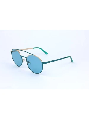 Guess Okulary przeciwsłoneczne unisex w kolorze morskim rozmiar: 53