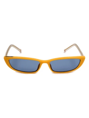 Guess Okulary przeciwsłoneczne unisex w kolorze żółto-błękitnym rozmiar: 57