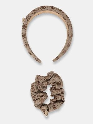 Guess opaska i gumka do włosów NOELLE 2-pack