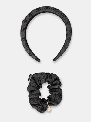 Guess opaska i gumka do włosów NOELLE 2-pack