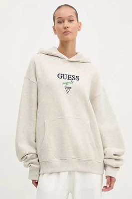 Guess Originals bluza kolor szary z kapturem melanżowa M4BQ30 K9V31