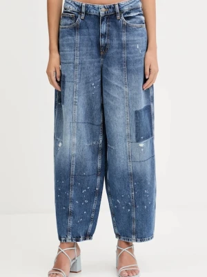 Guess Originals jeansy damskie high waist W5YG69 D5R01