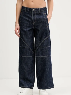 Guess Originals jeansy damskie kolor granatowy W5BA2F D5R0B