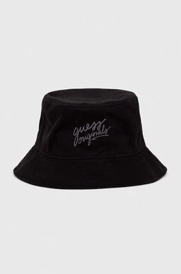 Guess Originals kapelusz bawełniany kolor czarny bawełniany