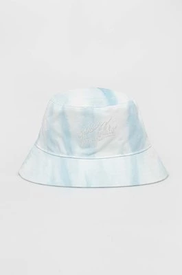 Guess Originals kapelusz kolor niebieski bawełniany