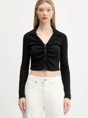 Guess Originals kardigan damski kolor czarny lekki W5GP53 KA0H1