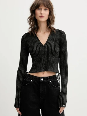 Guess Originals kardigan damski kolor czarny lekki W5YR42 Z2YJ2