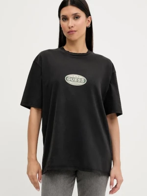 Guess Originals t-shirt bawełniany damski kolor czarny M5YI55 K8FQ4