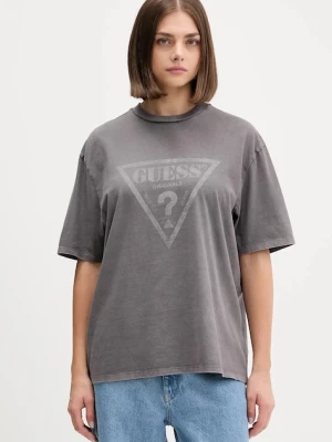 Guess Originals t-shirt bawełniany damski kolor szary M5GI10 K8FQ4