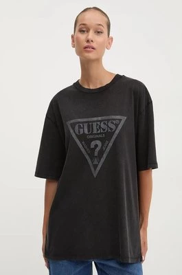 Guess Originals t-shirt bawełniany kolor czarny z nadrukiem M4BI13 K8FQ4