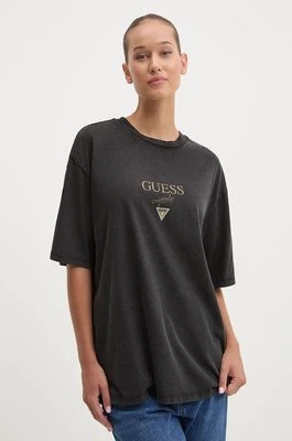 Guess Originals t-shirt bawełniany kolor czarny z nadrukiem M4BI15 K8FQ4