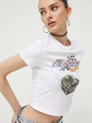 Guess Originals t-shirt damski kolor biały