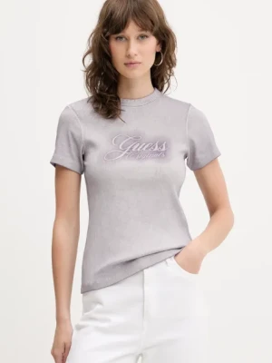 Guess Originals t-shirt damski kolor fioletowy W5GP59 KCTT1