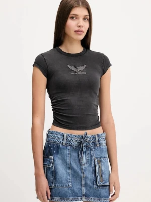 Guess Originals t-shirt VINTAGE damski kolor czarny W5YI43 J1314