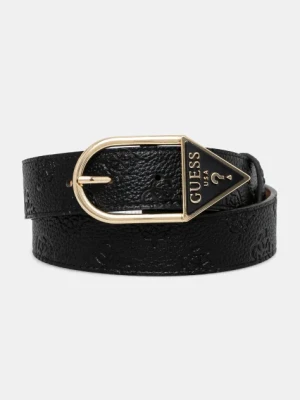 Guess pasek CRESIDIA damski kolor czarny BW9223 P5235