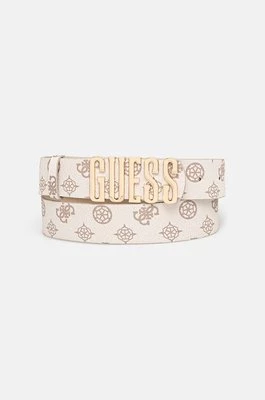 Guess pasek damski kolor beżowy BW9173 P4435