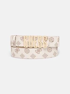 Guess pasek damski kolor beżowy BW9173 P4435