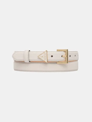 Guess pasek damski kolor biały BW9240 P5325