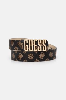 Guess pasek damski kolor czarny BW9173 P4435