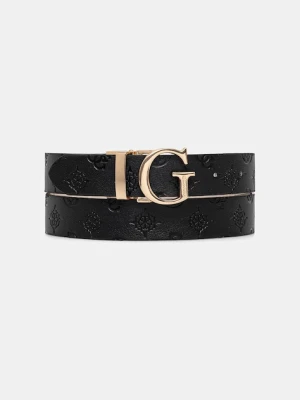 Guess pasek dwustronny damski z imitacji skóry ELLA