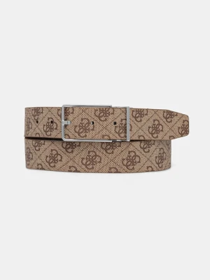 Guess pasek dwustronny MILANO męski kolor beżowy BMAGLO P5235