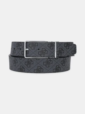 Guess pasek dwustronny MILANO męski kolor granatowy BMAGLO P5235