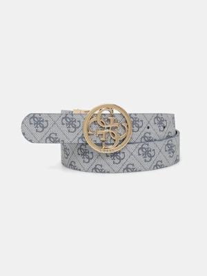 Guess pasek dwustronny NOELLE damski kolor niebieski BW9166 P4235
