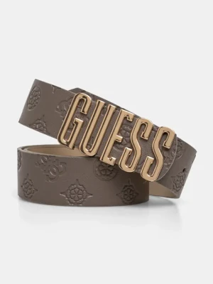 Guess pasek GERTY damski kolor beżowy BW9196 P5135