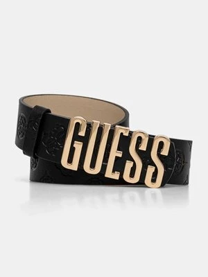 Guess pasek GERTY damski kolor czarny BW9196 P5135