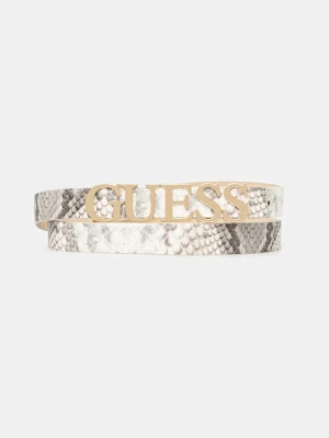 Guess pasek LEFIA damski kolor beżowy BW9258 P5320
