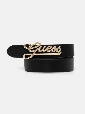 Guess pasek MELISANDRA damski kolor czarny BW9250 P5335