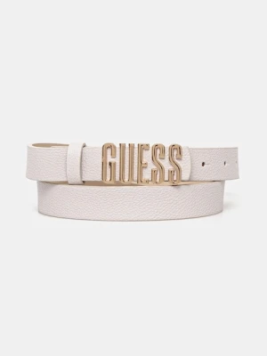 Guess pasek MERDIAN damski kolor beżowy BW9114 P4225