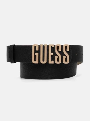 Guess pasek MERIDIAN damski kolor czarny BW9113 P4235