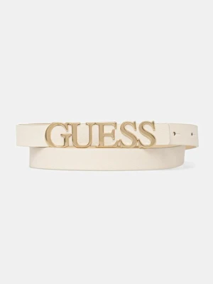 Guess pasek MIMINA damski kolor beżowy BW9257 P5320