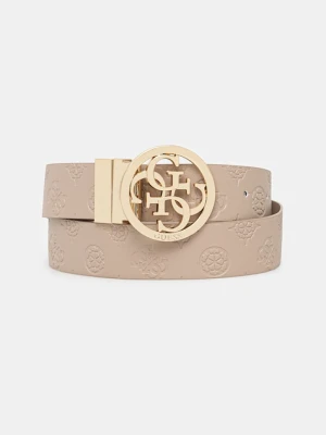 Guess pasek PHOEBE damski kolor beżowy BW9253 P5335